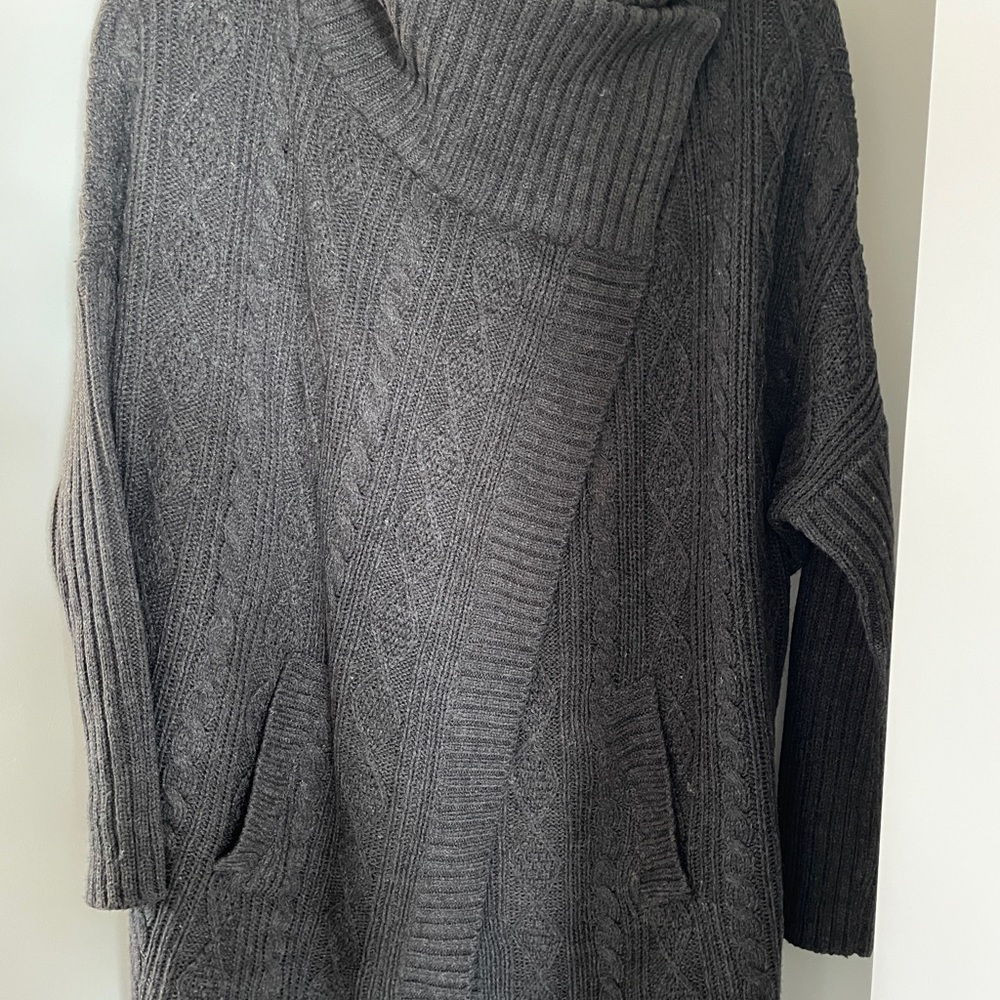 Simons-Twik long grey sweater w/pockets